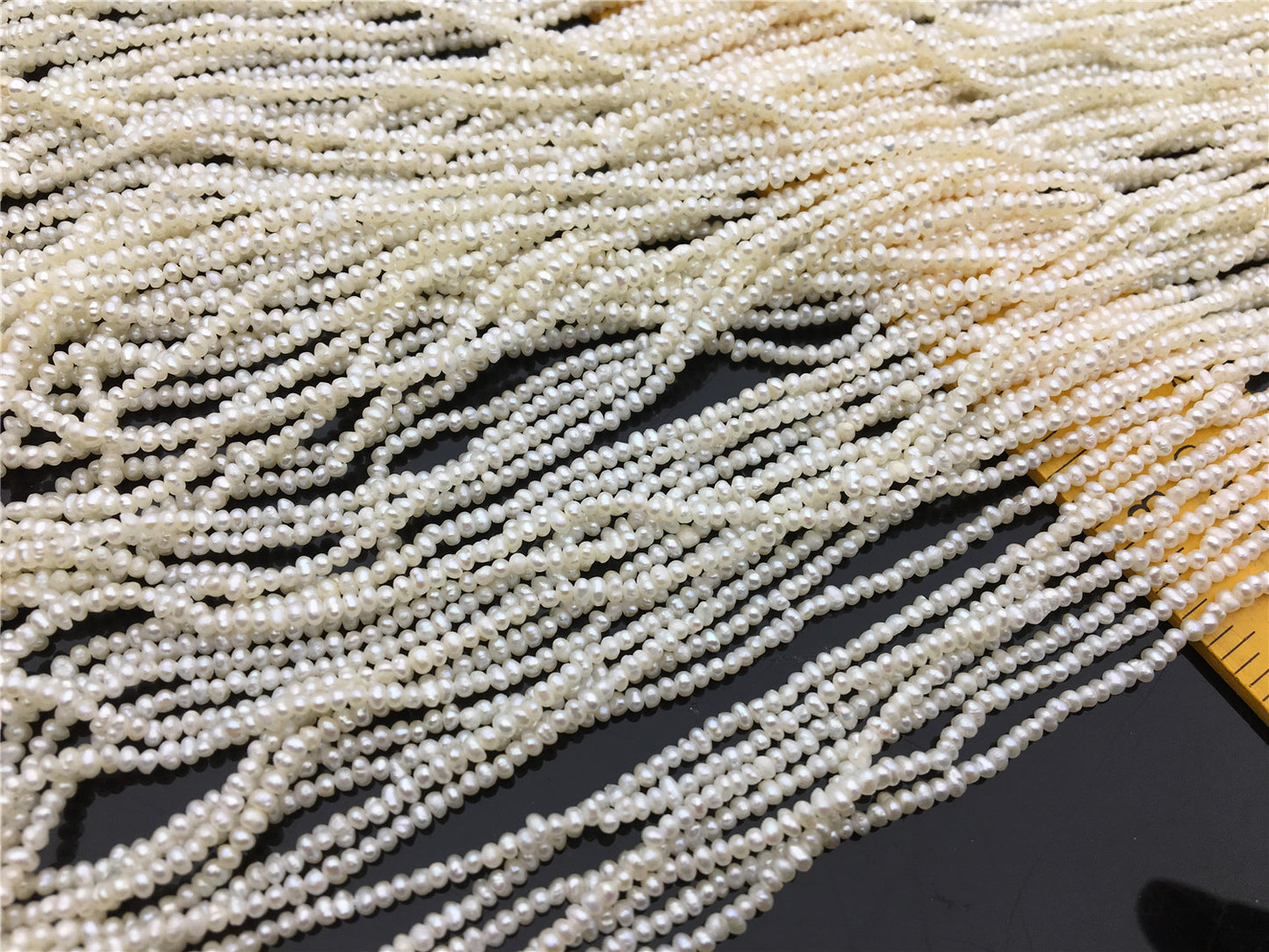17'' AA+ 9-9.5mm big white rice pearl Necklace,NPN1-T39