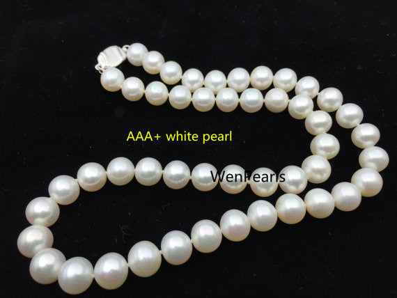 Freshwater Petal Pearl for Sale White Pearls Strands AAA 10-11MM
