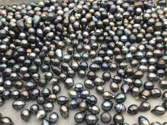MoniPearl Tahitian Pearls,DROP- Mix Color-- Real Tahitian Pearl- 11mm,12mm,Drop Pearl,THL2