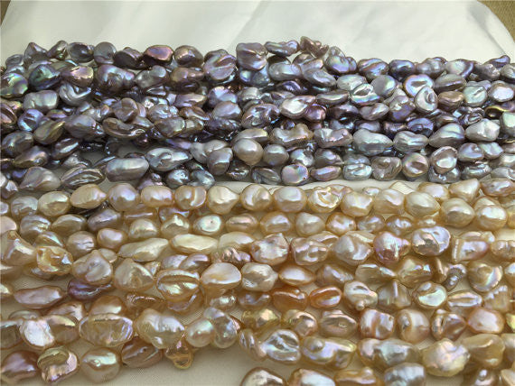 MoniPearl Baroque Pearl,VERY HIGH LUSTER,9-10mm,Pink Freshwater Keshi Pearls,good quality,full strand,34pcs,wholesale price,baroque pearl,keshi pearl strands,zs-8