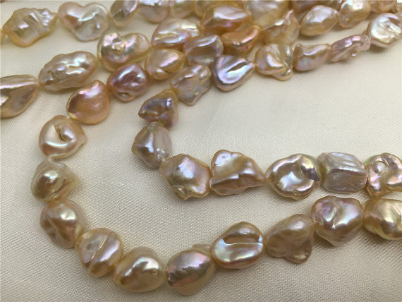 MoniPearl Baroque Pearl,VERY HIGH LUSTER,9-10mm,Pink Freshwater Keshi Pearls,good quality,full strand,34pcs,wholesale price,baroque pearl,keshi pearl strands,zs-8
