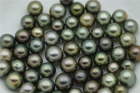 MoniPearl Tahitian Pearls,ROUND,BRONZE color,9mm,10mm,11mm,Real Tahitian Pearl,One piece,Black Pearl,Real tahitian pearl,high quality,big pearl,tahitian pearl,T3
