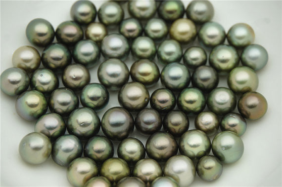 MoniPearl Tahitian Pearls,ROUND,BRONZE color,9mm,10mm,11mm,Real Tahitian Pearl,One piece,Black Pearl,Real tahitian pearl,high quality,big pearl,tahitian pearl,T3