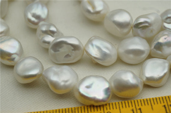 MoniPearl Baroque Pearl,30% OFF,9-10mm,HIGH LUSTER,White Freshwater Keshi Pearls,full strand,40pcs,wholesale price,baroque pearl,keshi pearl strands,zs-6