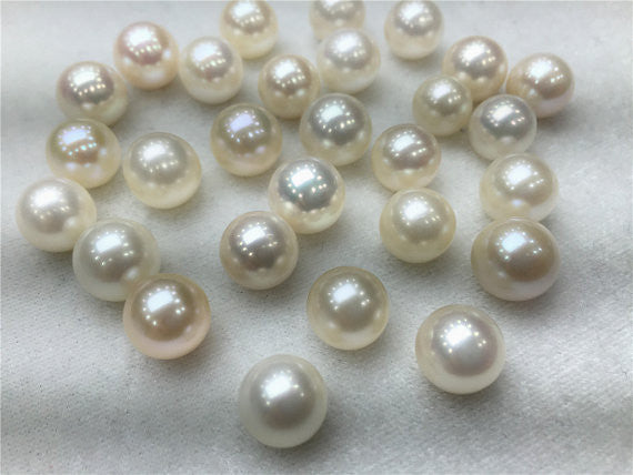 MoniPearl 11-12mm,1 piece round pearl,AAA freshwater pearl,white color pearl, ivory color genuine freshwater pearl,high quality pearl earrings,beading supplies,L4-Round