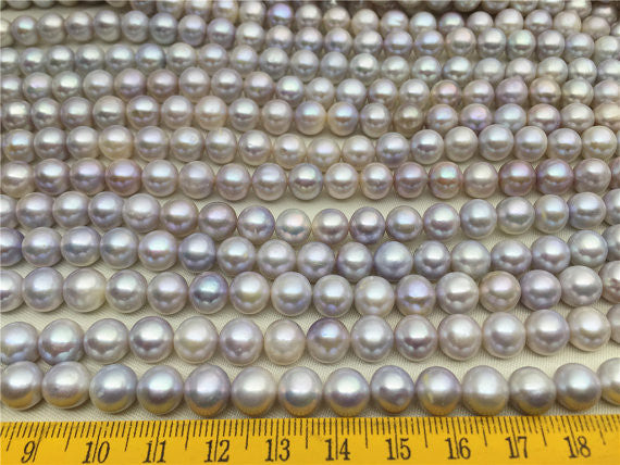 MoniPearl Aug new,natrual grey round pearl 8-8.5mm,approx 50pcs,grey freshwater genunine pearl,round pearls,cultured pearl beads,natural pearls,L18-5