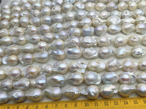 MoniPearl Baroque Pearl,13-15mmx16-19mm,very cheap,flame ball Baroque Pearl,full strand loose pearl,China,keshi pearl,Genuine Fresh Water Pearl,kasumi pearl,HZ-5