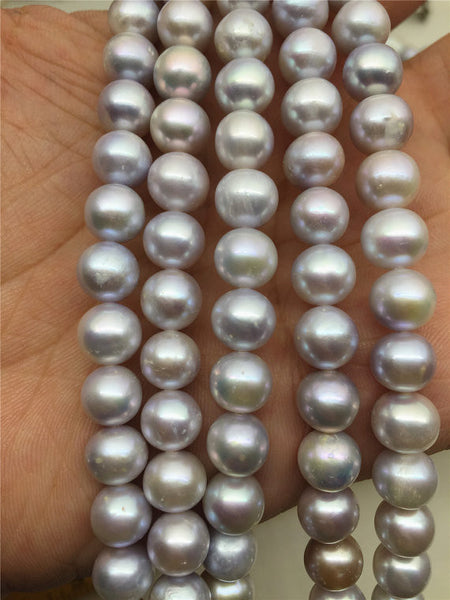 MoniPearl Aug new,natrual grey round pearl 8-8.5mm,approx 50pcs,grey freshwater genunine pearl,round pearls,cultured pearl beads,natural pearls,L18-5