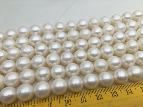 MoniPearl 11-12mm round pearl,approx 38pcs,freshwater genunine pearl,round pearls,cultured pearl beads,natural pearls,loose pearl bead,L18-10