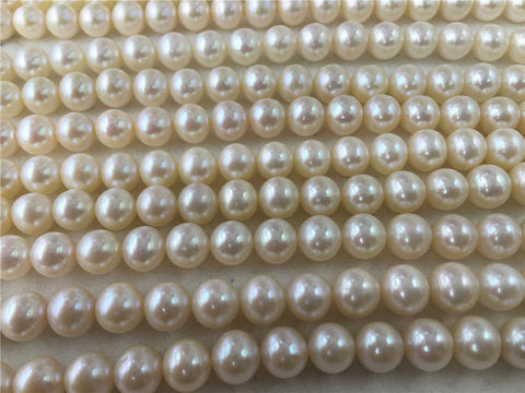 MoniPearl 8.5-9.5mm ivory round pearl,approx 46pcs,freshwater genunine pearl,round pearls,cultured pearl beads,loose pearl bead,L18-22