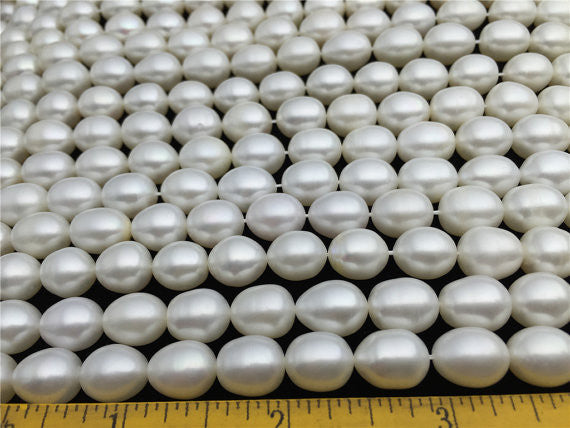MoniPearl Rice Pearl 9.5-10.5mmX11-13mm,3A,Big Rice pearls,high quality,large hole,1.5mm,2mm,around 32pcs,rice pearl,loose pearl beads,high luster,LR10-3A-1