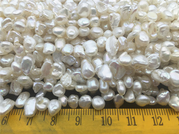 MoniPearl Special Pearl,half strand,5-6mm small keshi pearl, ivoryFreshwater Keshi Pearls,good quality,cheap,wholesale price,baroque pearl,keshi pearl strands,ZS-10