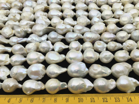MoniPearl Baroque Pearl,12-14mmx15-20mm,very cheap,flame ball Baroque Pearl,full strand loose pearl,China,keshi pearl,Genuine Fresh Water Pearl,kasumi pearl,HZ-21