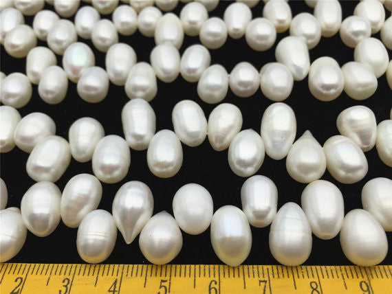 MoniPearl Rice Pearl 9-10mmX11-14mm,White Rice pearls,lavender pearl,high quality,large hole,around 58pcs,rice pearl,loose pearl beads,DIY,high luster,LR10-2A-4