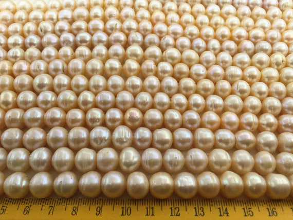 MoniPearl 9.5-10.5mm,lavender pink color pearl,0.9mm,1.5mm,2.2mm,large hole freshwater pearls,loose freshwater pearl,39pcs,Button Pearl,SM11-2A-2