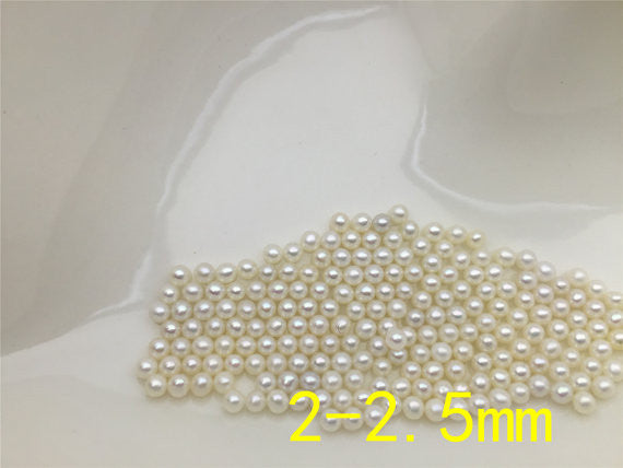MoniPearl 2-2.5mm,seed pearl,AAA freshwater pearl,round pearl white color pearl,genuine freshwater pearl,high quality pearl earrings,beading supplies,RZ24-3A-1