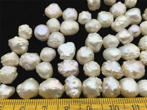 MoniPearl Baroque Pearl,20 pieces,9-13mm,Natural Rare Rosebud Freshwater Pearls,thorn pearl,white baroque pearls,white pearl,baroque pearl,loose pearl beads,high luster,YX2