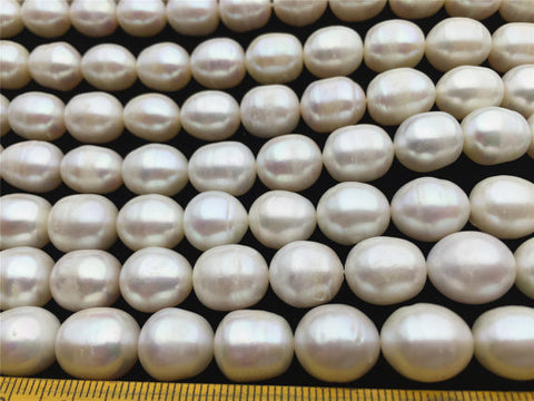 MoniPearl Rice Pearl 20% OFF,10.5-11.5mmX13-16mm,full strand,very Big Rice pearls,2.5mm,2.8mm,3.0mm,big hole,approx 27pcs,rice pearl,loose pearl beads,LR11-2A-3