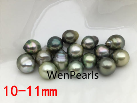MoniPearl Tahitian Pearls,DROPS,BRONZE Color,A/B quality,9mm,10mm,Real Tahitian Pearl,1pcs,Christmas gift,wholesale,TH3