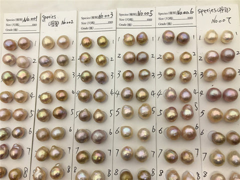 MoniPearl Baroque Pearl 10-11mm pearl,Flameball Pearl Pairs,large Baroque pearl,Baroque Cultured Freshwater Pearl,flameball pearls,wholesale
